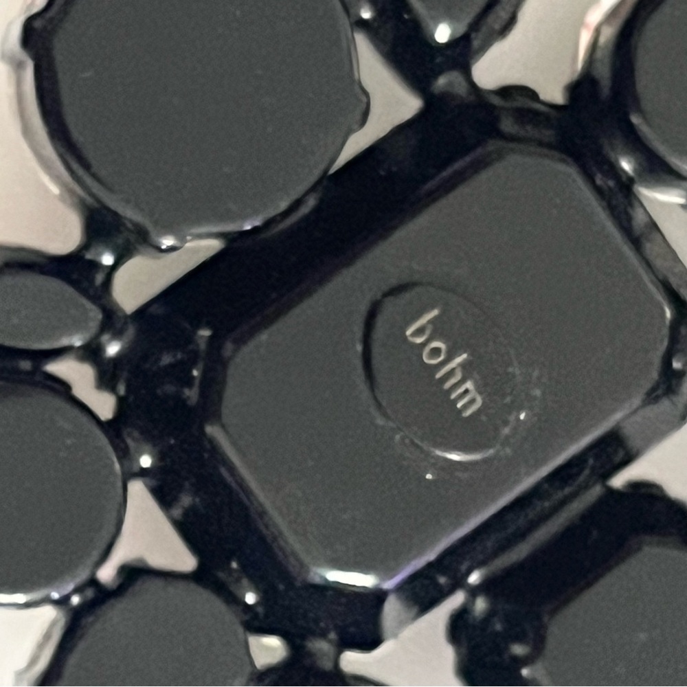 Bohm Multicolored Geometric Faceted Gemstone Gree… - image 6